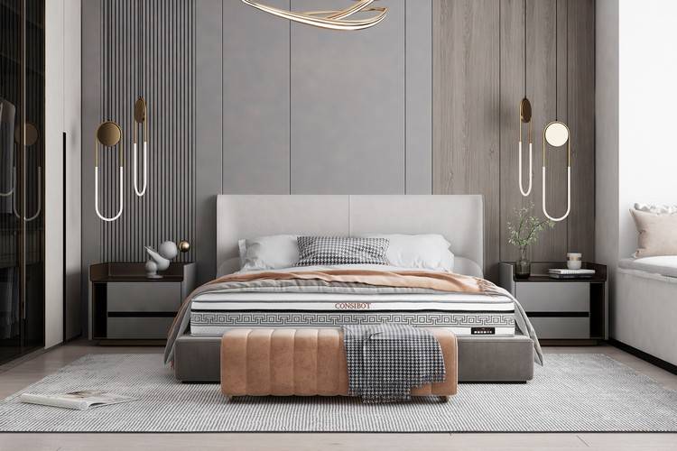 守护每夜安眠：康姿百德清雅款磁性床垫以匠心铸就健康睡眠防线